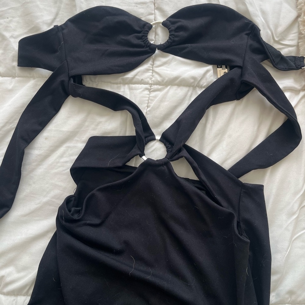 Outcast Clothing Black Maxi Dress Size XS - Picture 2 of 5